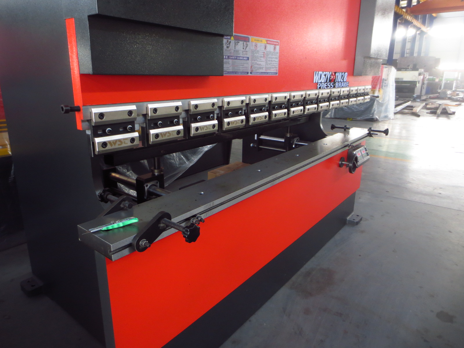 Hydraulic Press Brake WC67Y 100T 2800 Preda Machine Auto Duct Line