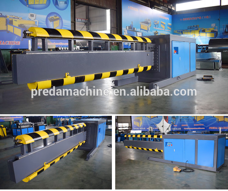 flat oval duct forming machine