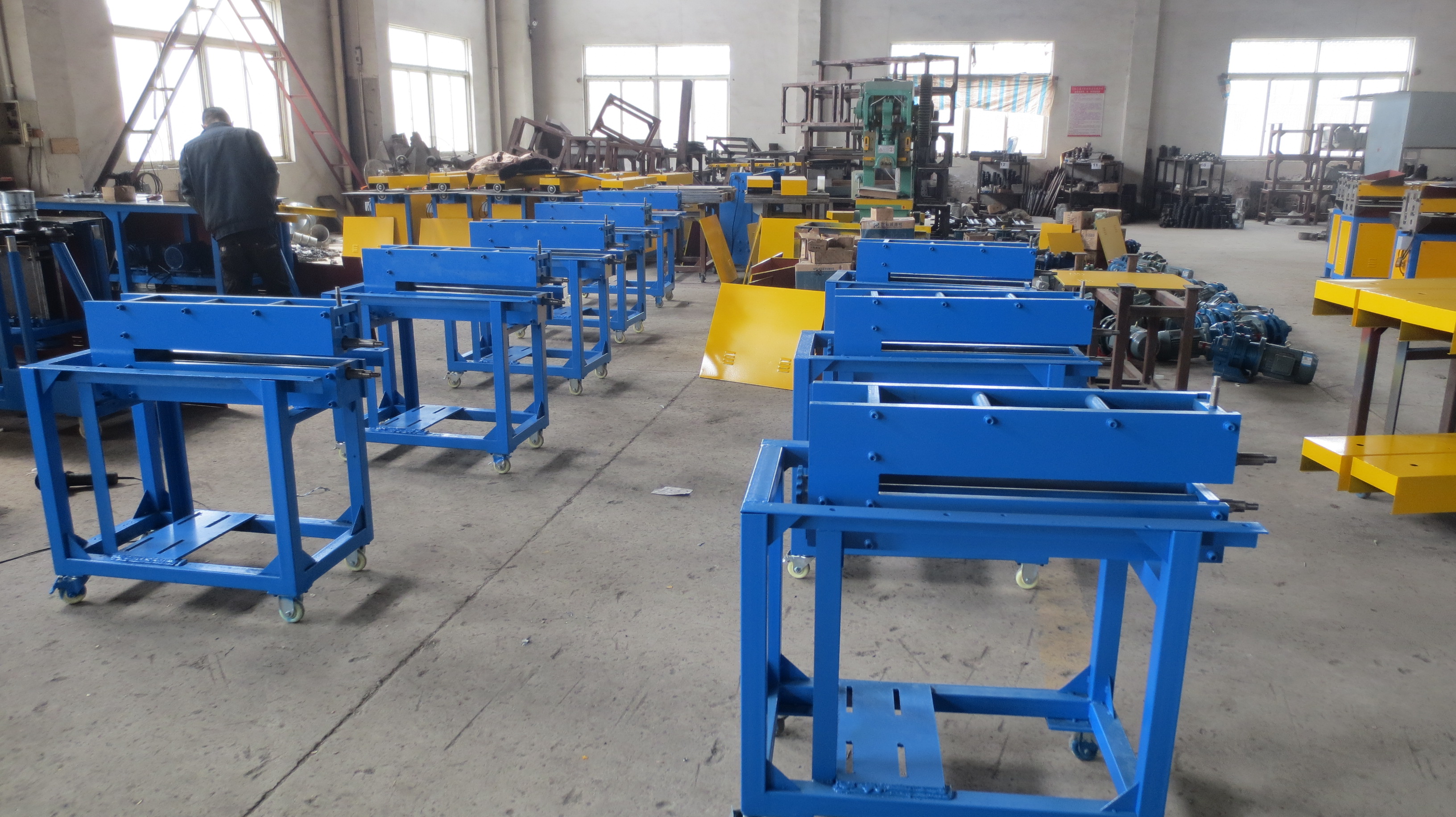 Semifinished Grooving Machine Preda Machine_Auto duct line, spiral