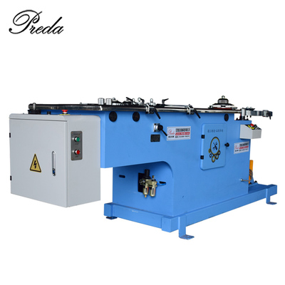 Elbow gore lock making machine for pipe making