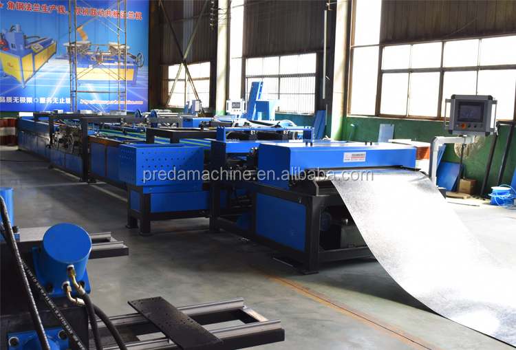 China supplier air duct making machine HAVC ducting auto duct line 5